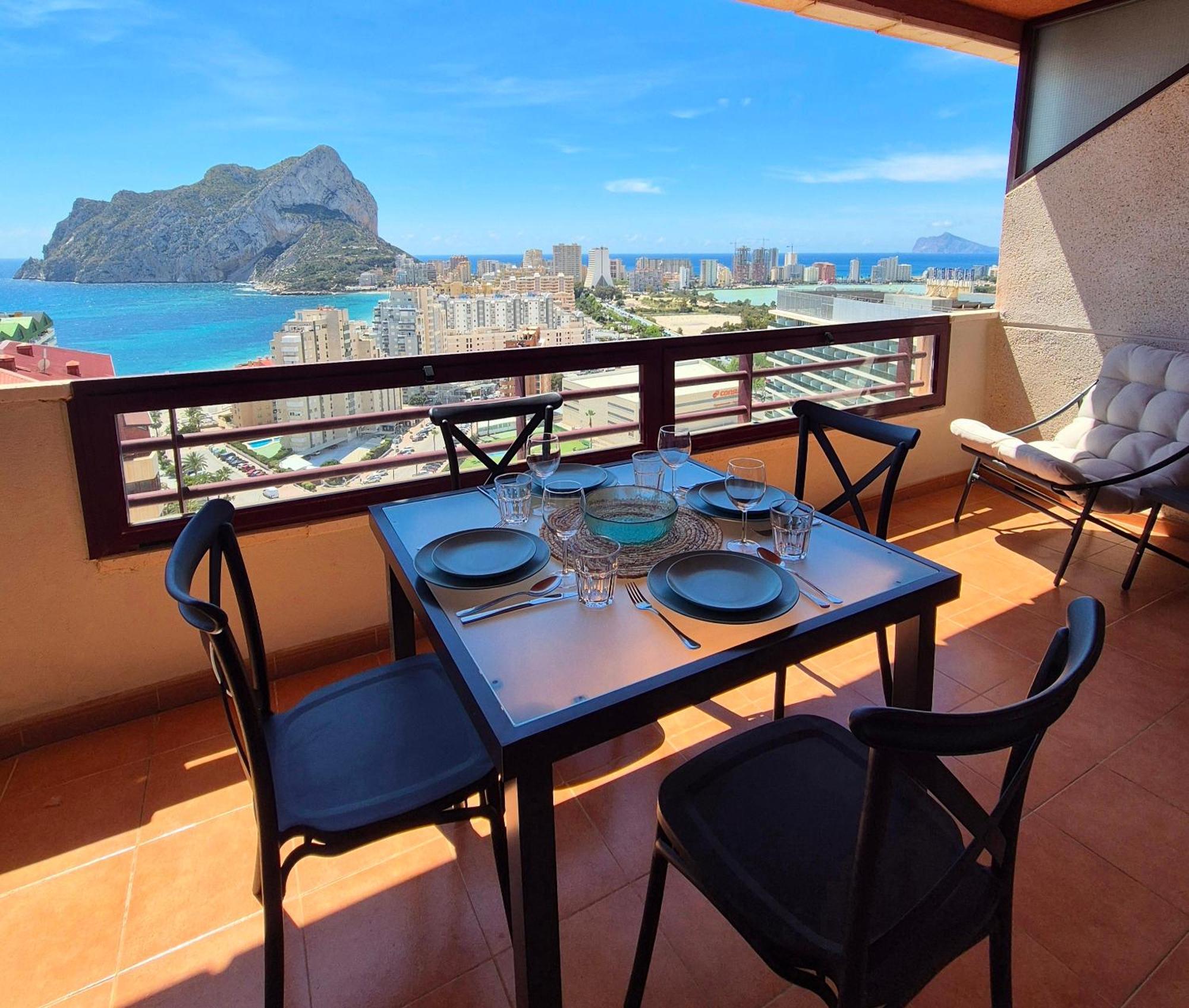 Apartamento Con Vista Increible Кальпе Экстерьер фото